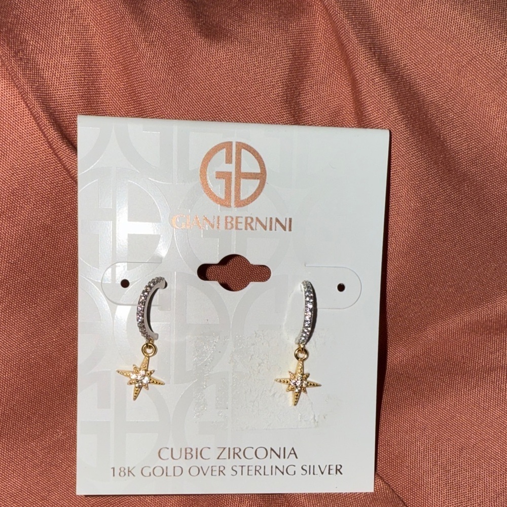 Giani Bernini Gold Star Drop Earrings